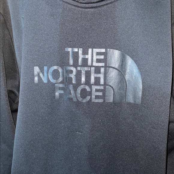 The North Face Men's Black Pullover Hoodie size large black canyonlands TNF - Picture 3 of 7